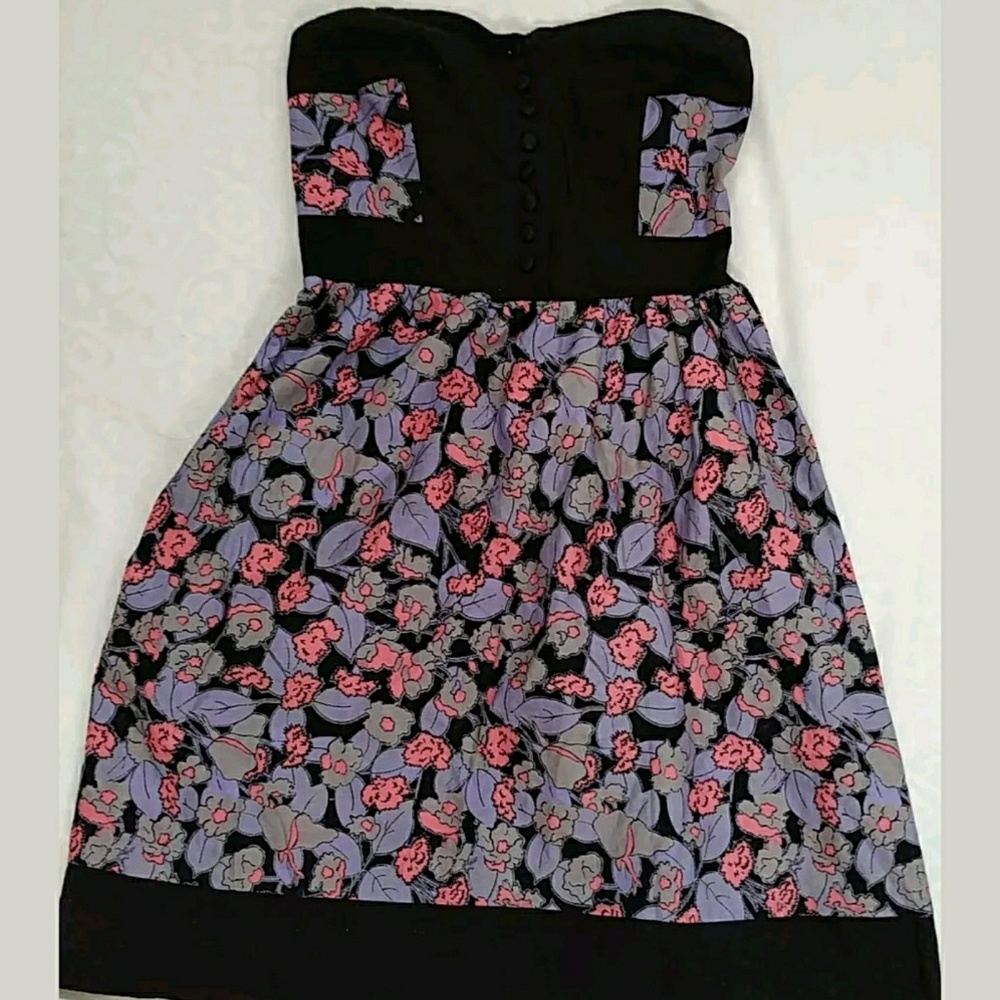 KIMCHI Blue size 0 Strapless Dress